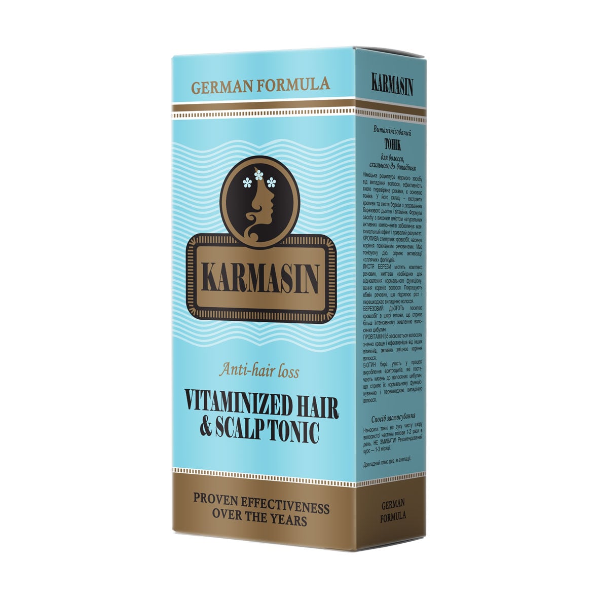 Вітамінізований тонік для волосся схильного до випадіння Pharma Group Karmasin, 100 мл